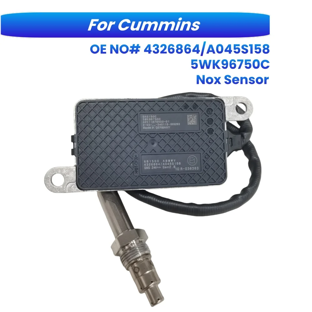 4326864 A045S158 5WK96750C Original New Nitrogen Oxide Sensor NOX Sensor For Cummins Engine