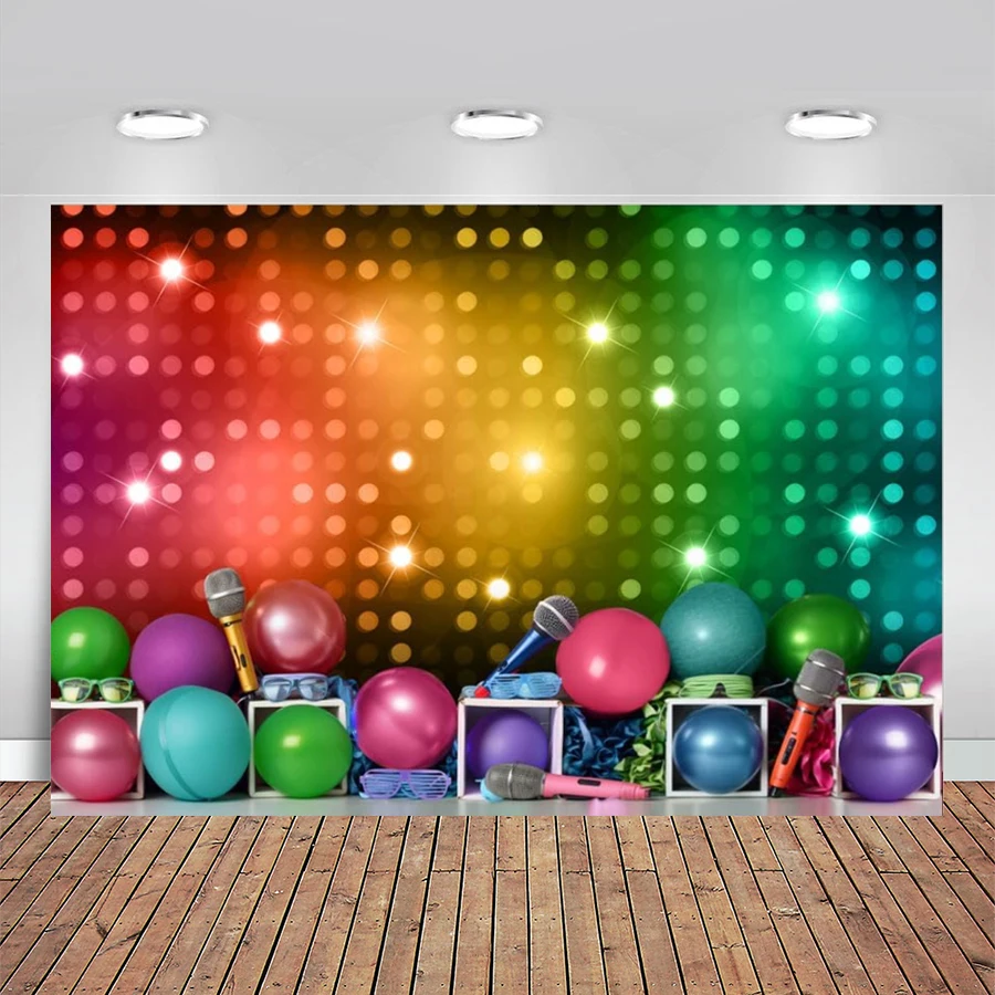 Hip Hop Birthday Party Backdrop Throwback Retro Graffiti Wall Backdrops for Bday Party Decoration Old School Rap Music Parties