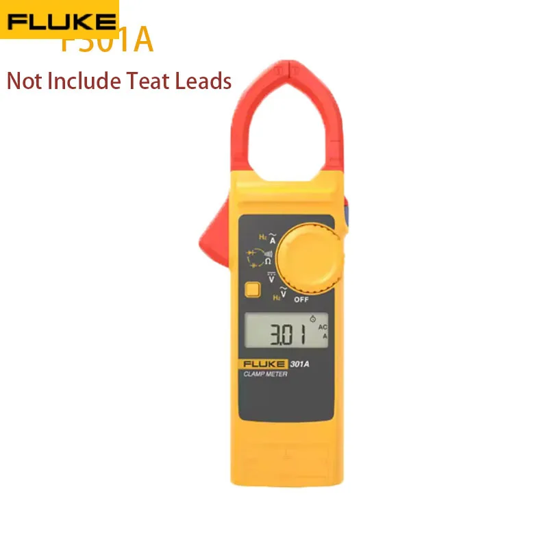 Fluke 301A 301A+ 301B 301C AC Digital Clamp Meter AC/DC Voltage Tester with Ohm Continuity Measurement