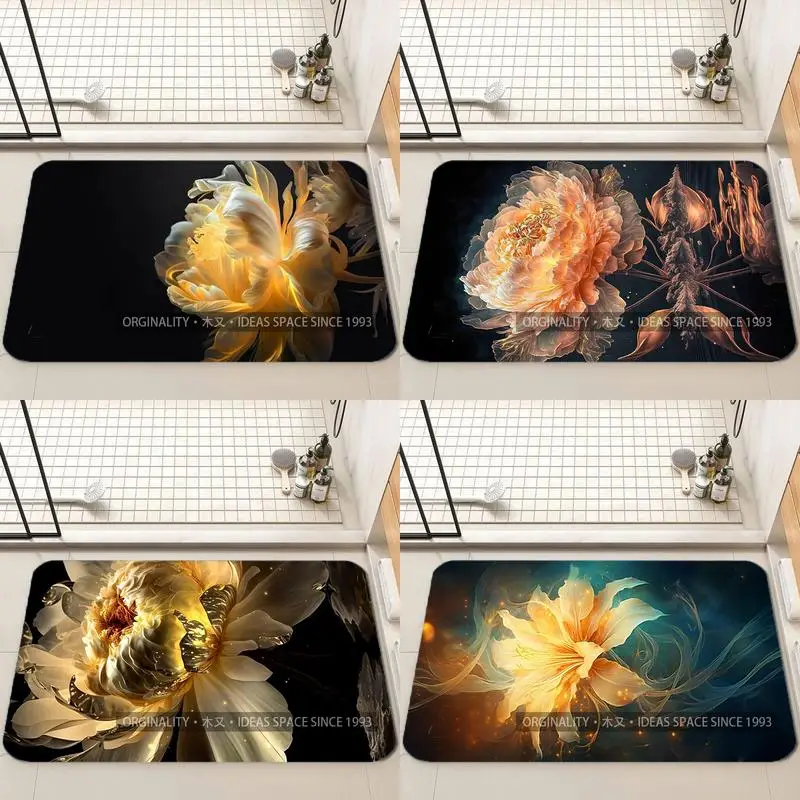

Fancy Floral Digital Mat Living Room Decoration Home Sofa Non-Slip Carpet Study Bedroom Tatami Children'S Soft Floor Mat