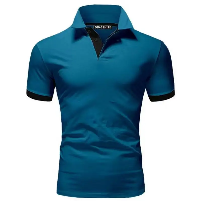 Men\'s Summer Polo Shirt Man Business Casual T Shirt Breathable Golf Sportwear Short Sleeved Tops for Male Size S-8XL