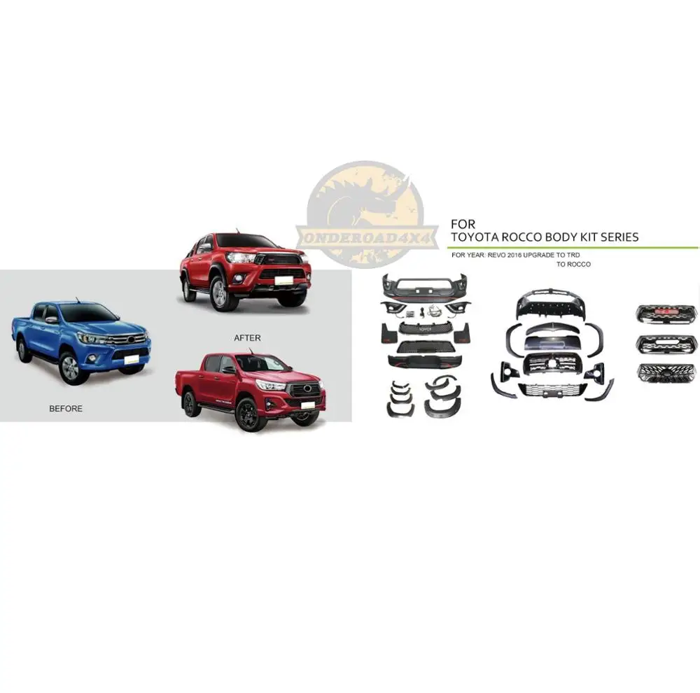 

Подходит для всех серий старой модели, обновление комплектов кузова для TOYOTA Hilux Vigo