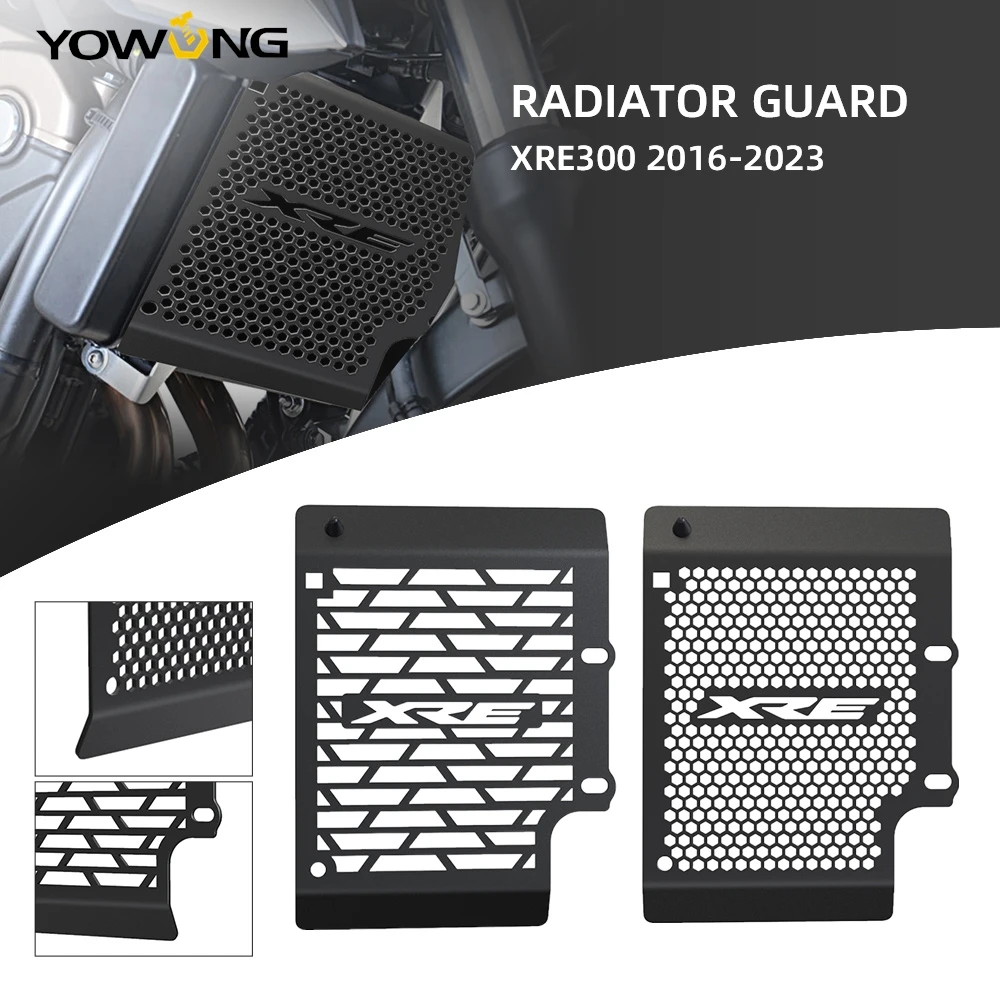 

Motorcycle Oil Cooler guard FOR Honda XRE300 2023 Radiator Guard Grille Cover Protection XRE-300 2016-2018 2019 2020 2021 2022