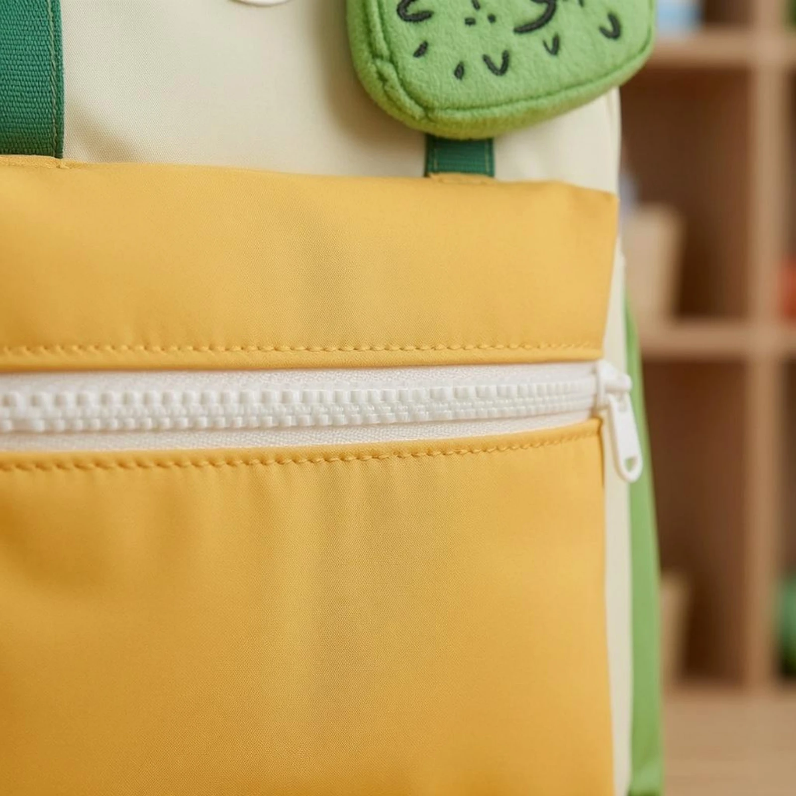 children's-backpack-front-zip-pocket-cartoon-backpack-kawaii-book-bag-top-handle-student-daypack-padded-shoulder-straps