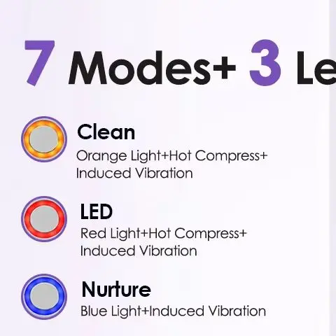 Facial Massager Face Beauty Instrument with Hot Compress Skin Care Face Lifting Massage  Face Lifting Skin Rejuvenation