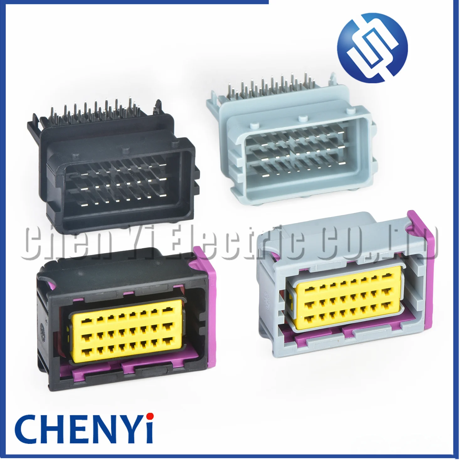 24-pins waterdichte autoconnector computerprintplaat ECU PCB-kabelboom stekker HCCPHPE24BKA90F 211PC249S8005 211PC249S0005 HCCPHPE24BGYB90F