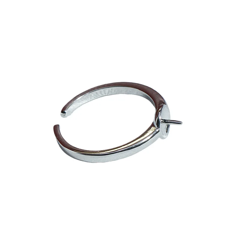 

JZ155 Медное позолоченное регулируемое кольцо с жемчугом, заготовка для самостоятельного изготовления ювелирных изделий