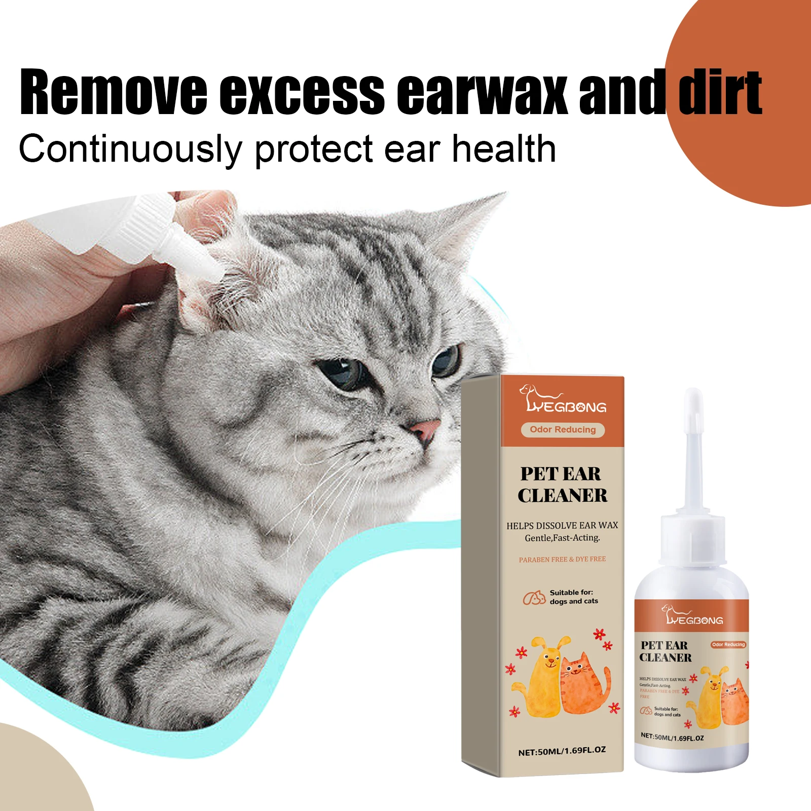 50ml Krople do uszu dla kotów  – Pet Ear Cleaner recenzja i cena