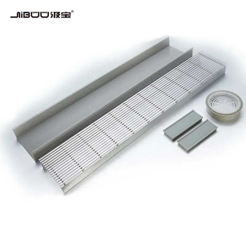 for Modern Design Linear Plastic Shower Floor Drain Stainless Steel Rainwater Gutters and Hotel PVC Traps Drain Traps
