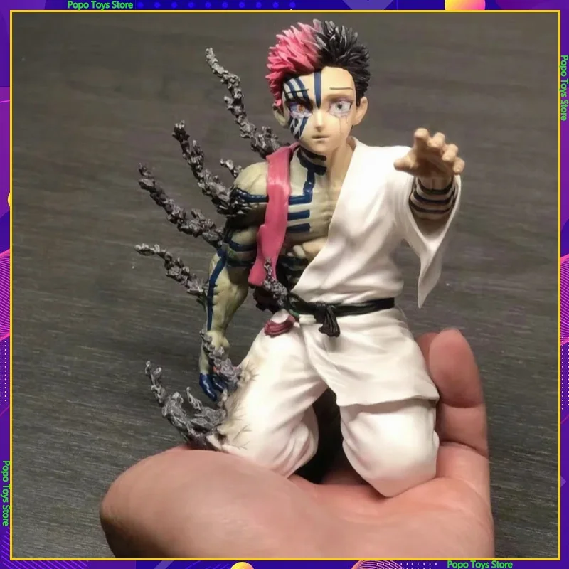 

Новый 13 см Demon Slayer Akaza Hakuji аниме фигурка модель куклы украшения из ПВХ периферийные настольные украшения игрушки праздничные подарки