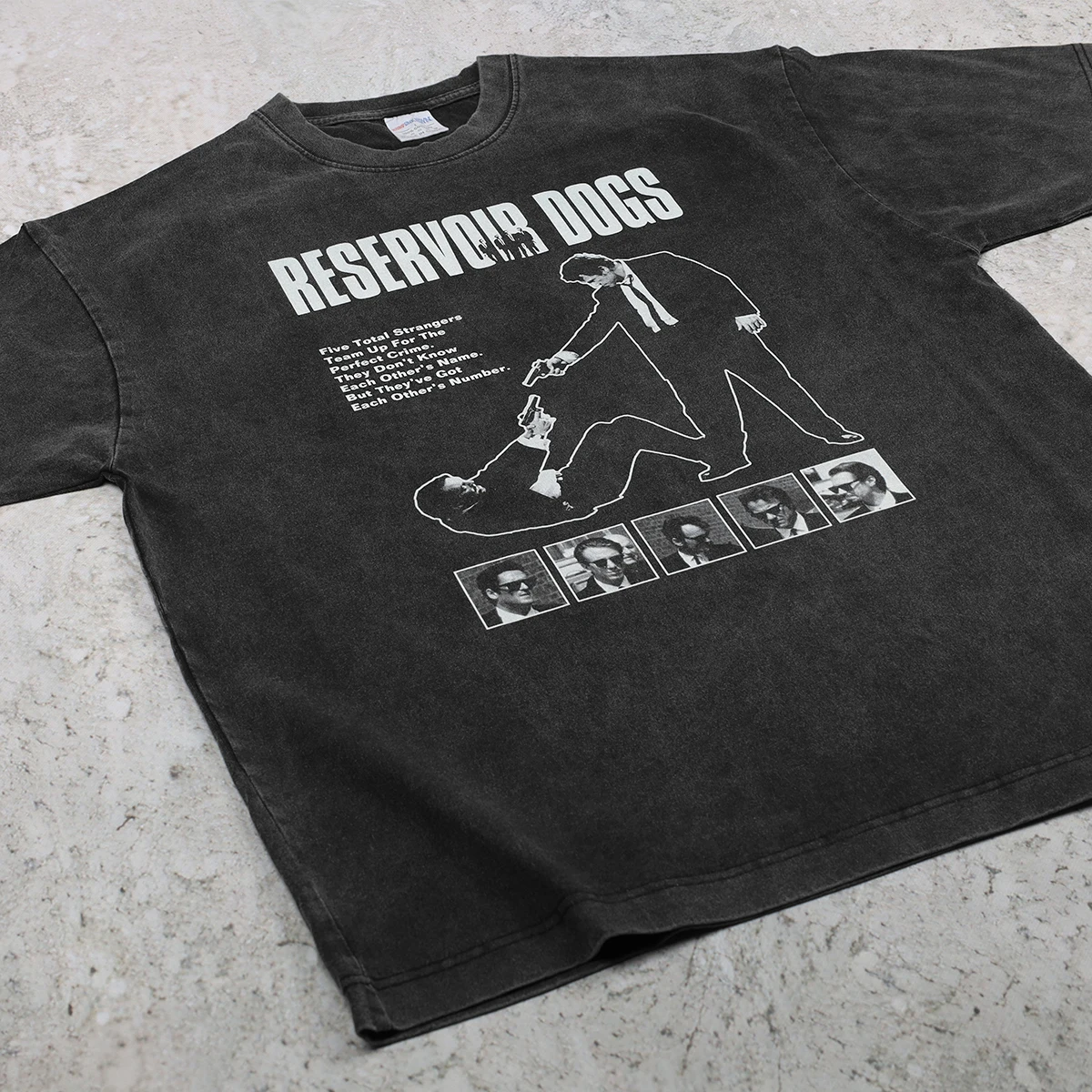 Reservoir Dogs T-Shirt Movie Quentin Tarantino Pulp Fiction The Hateful Eight Scarface Taxi Driver Cotton Men's Clothing Shirt