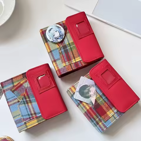 Creative Candy Color Loose-leaf Fabric Grid Card Book Photo Album Fashion Idol Photo Collection K-pop Photocards Collect Binder