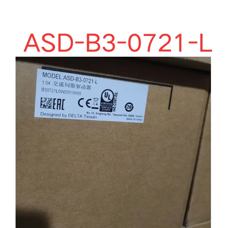 ASD-B3-0721-L 서보 드라이브, 0.75KW, 신제품, 빠른 배송