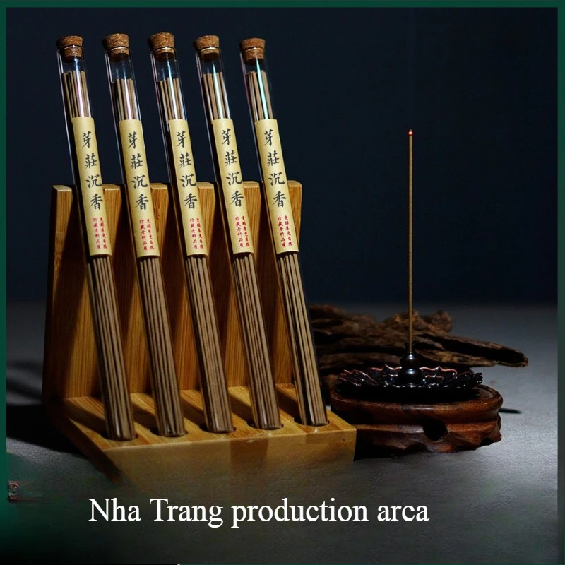 Nha Trang Stick Incense Selected Natural Materials Agarwood Elegant Aroma Suitable for Study Temple Bedroom Office Joss Stick