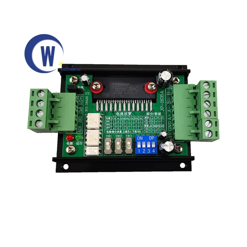 TB6560 JP-1635A single-axis stepper motor driver 42/57 motor driver 3A 10 kinds of current mode no heat more stable