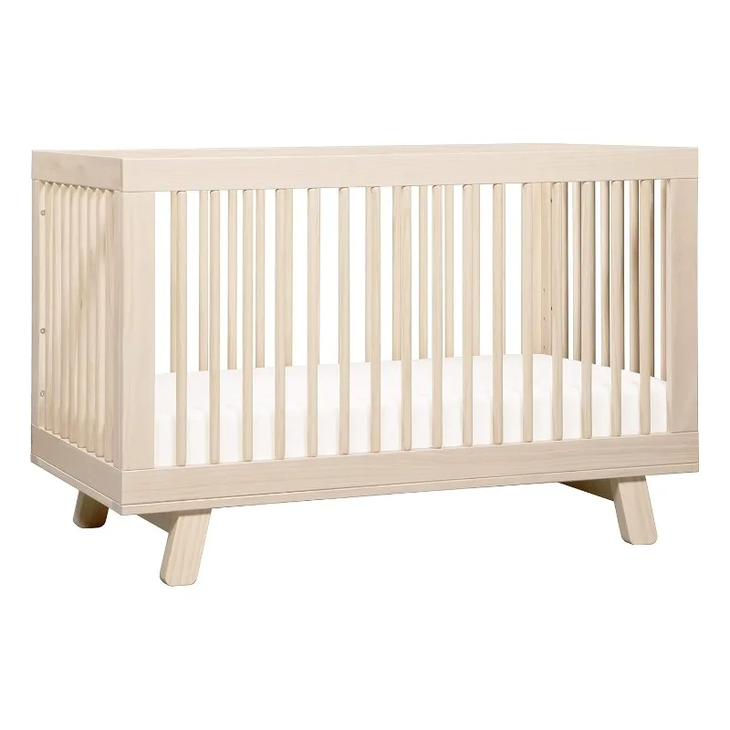 

Hudson 3-in-1 Convertible Crib with Toddler Bed Conversion Kit in Washed Natural, Greenguard Gold Certified