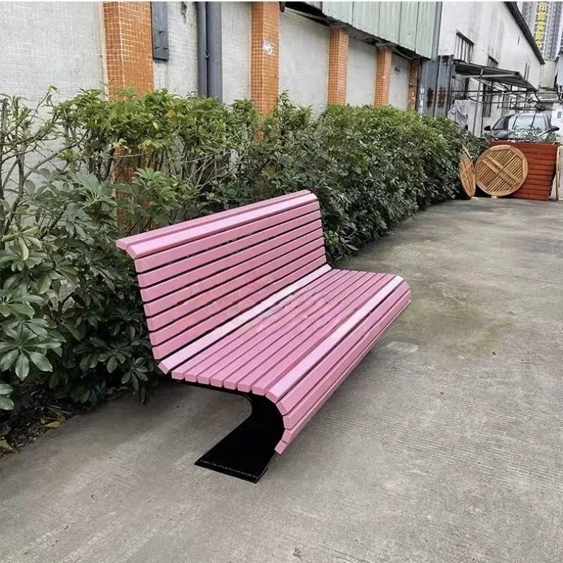 Park Community Public Recliner Bench Garden Modeling Chair