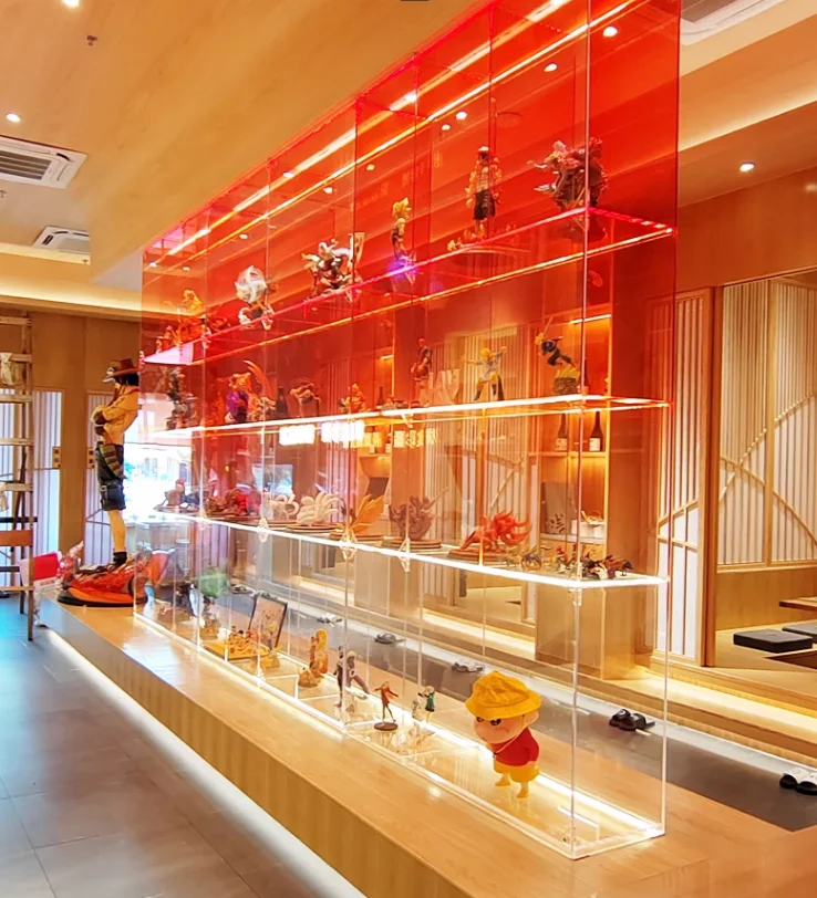 fv-Exquisite Custom Jewelry Showcases Fashion Design Jewelry Store Bookshelf Display showcase Best Supplier