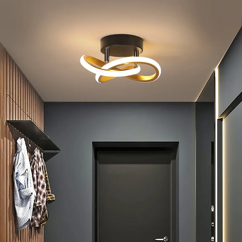 DARHYN Nordic LED Ceiling Light Minimalist Line Light Stylish Light Creative Personalized Hallway Light Corridor Balcony Foyer