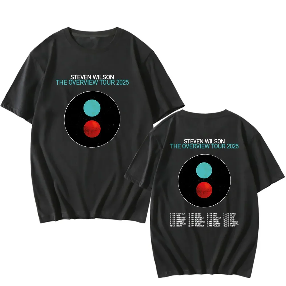 Steven Wilson The Overview Tour 2025 T-shirt New Fashion Graphic Print Tshirt Cotton Men Women Summer T Shirt Streetwear Tops