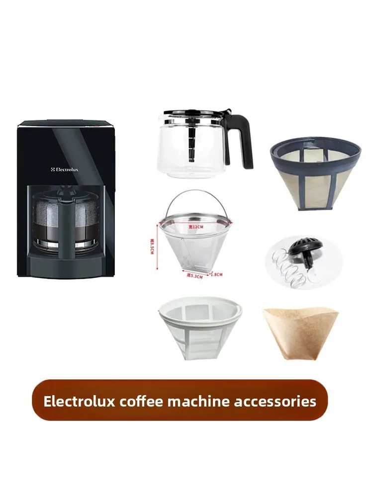 Elica ECM4000 accesorios de café americano, filtro de olla de vidrio, filtro de goteo, papel, herramientas manuales de elaboración de café