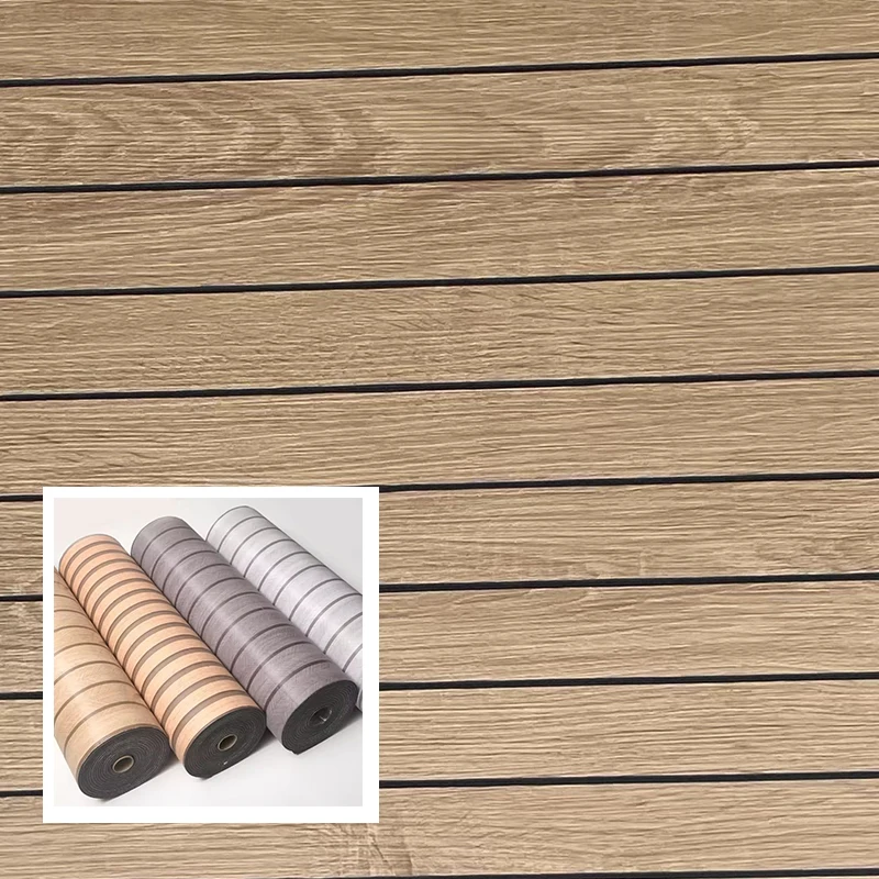 Tapete 3D Streifen Kunstholzmaserung Selbstklebende Wandaufkleber Wohnzimmer Schlafzimmer TV Hintergrund Wanddekoration Home Wallpapers