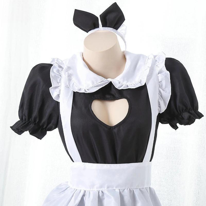 Lolita Servant Kawaii Apron Dress Japanese Anime Show Cosplay Costume High Quality Maid Outfit Women Sexy Lingerie Stage Uniform