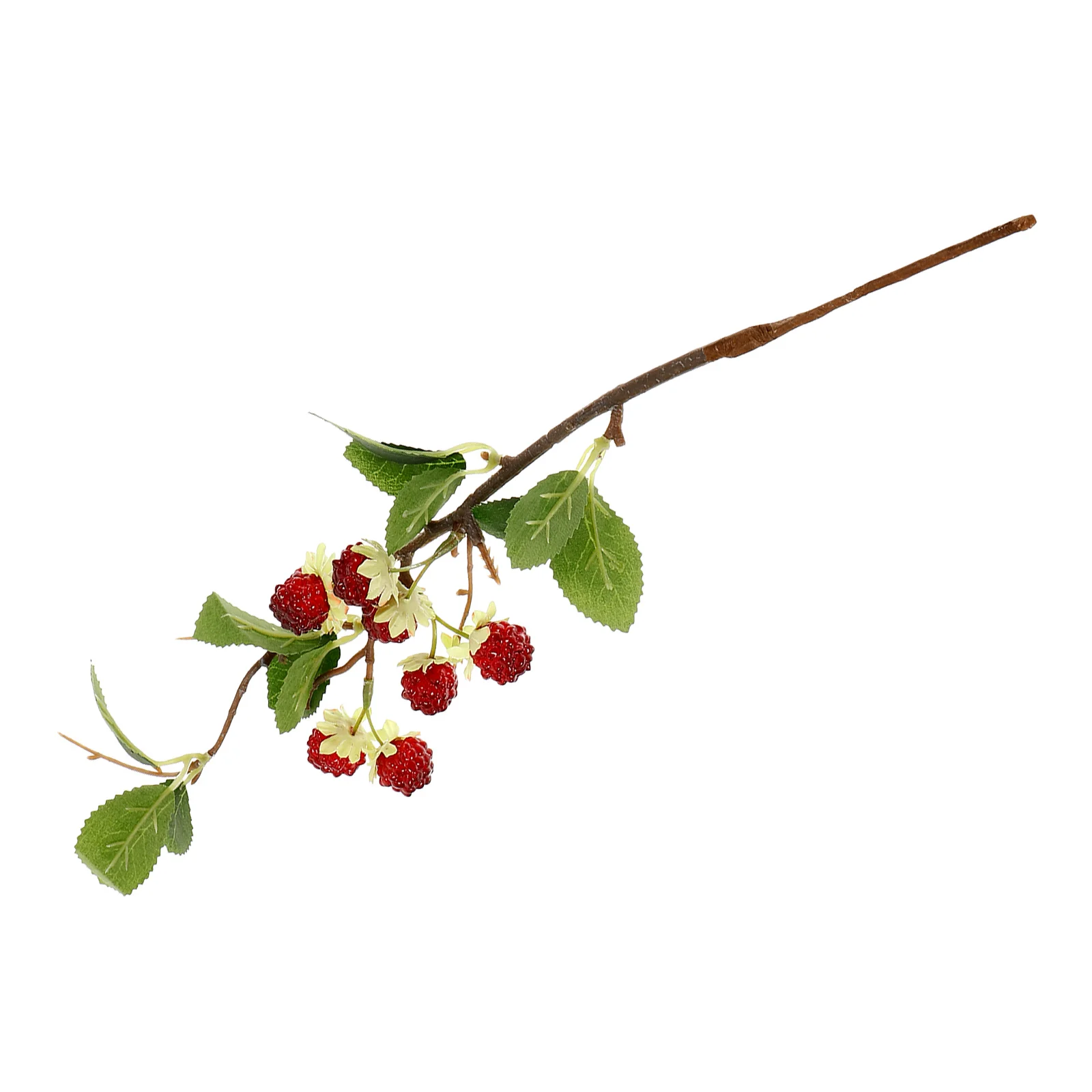 

Simulated Raspberry Ornaments Fake Fruit Stem Models Fruits Lovely Photo Props Simulation