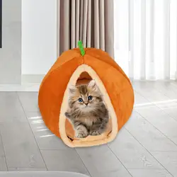 Cat House Snooze Sleeping Indoor Pumpkin Cat Nest for Puppy Kitten