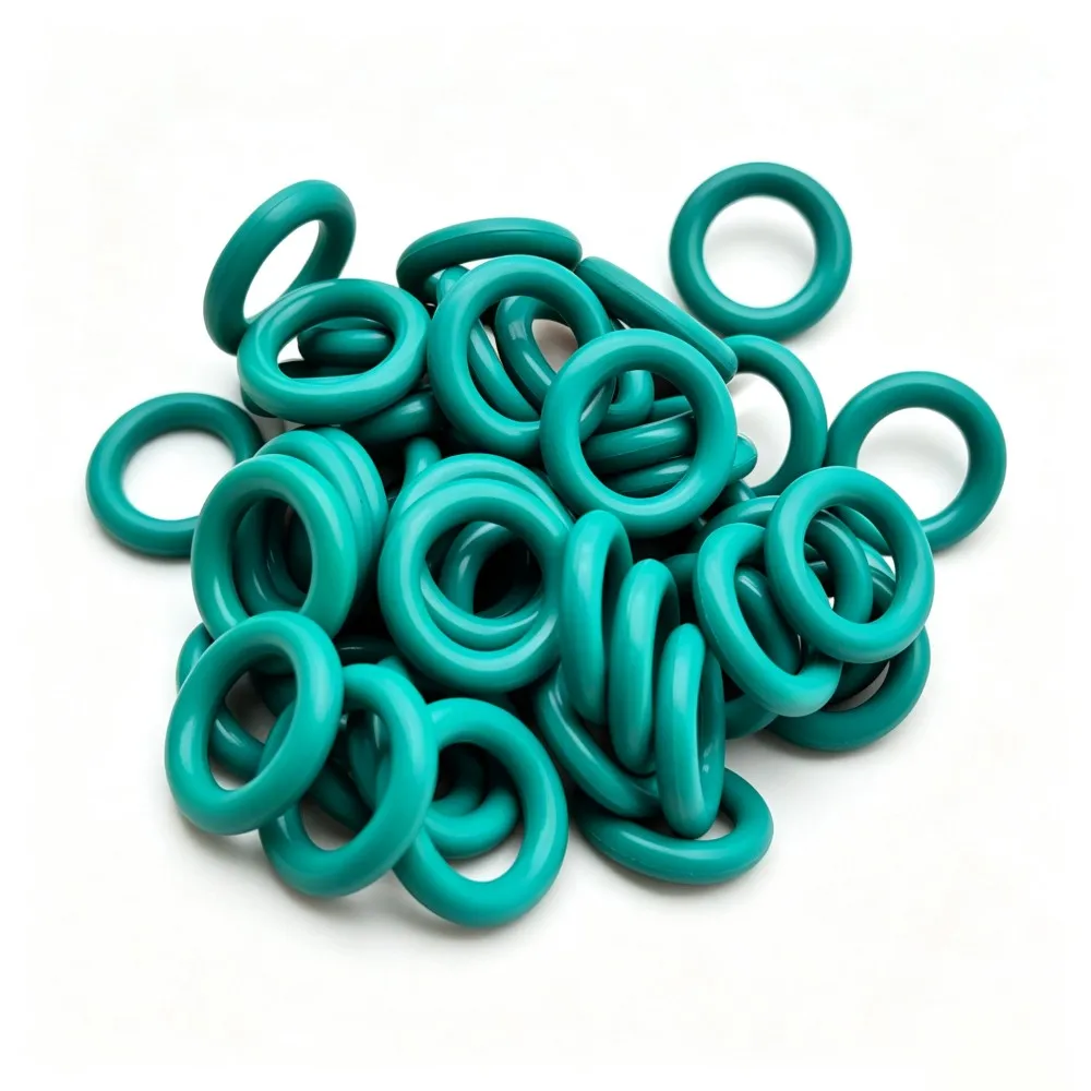 10Pcs Green FKM O-Ring Seal Gasket Oil Pressuer And Wear Resistant Automobile Fluororubber O-Ring Thickness CS1.5mm OD4-30mm