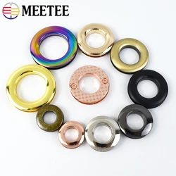 4/10Pcs 10-25mm Metal Buckles for Bag  O Ring Eyelet Screw Grommet Dog Chain Clasp Eyelets Hook DIY Leather Sewing Accessories