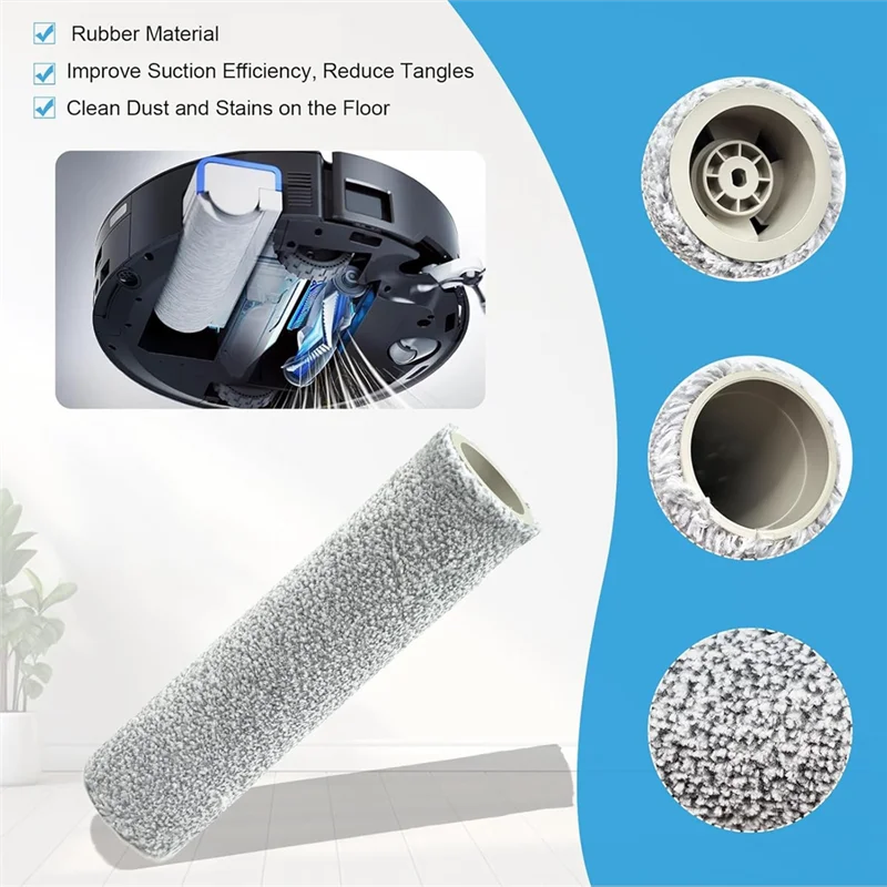 A74G-For ECOVACS DEBOT X8 Omni، X8 PRO Omni جهاز آلي لتنظيف الأتربة فرشاة جانبية رئيسية فلتر Hepa أكياس الغبار استبدال أجزاء