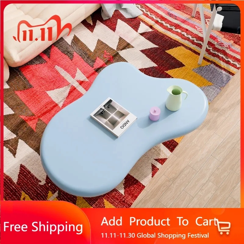 

Unique Lounge Coffee Table Xenomorph Irregular Creative Chinese Save Space Side Table Living Room Couchtisch Home Furniture