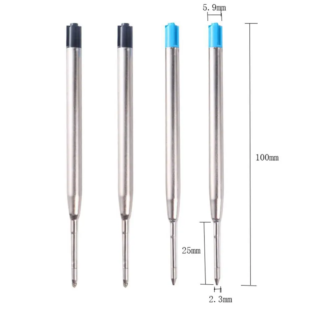 Metal Ballpoint Pen Press Style Business Students Gift Pens Automatic Rollerball Pen Ink Pen Office Ball-Point Pen With Refill