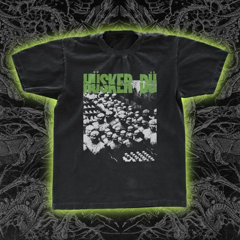 Husker Du rock band vintage shirt sleeve black color KV29657