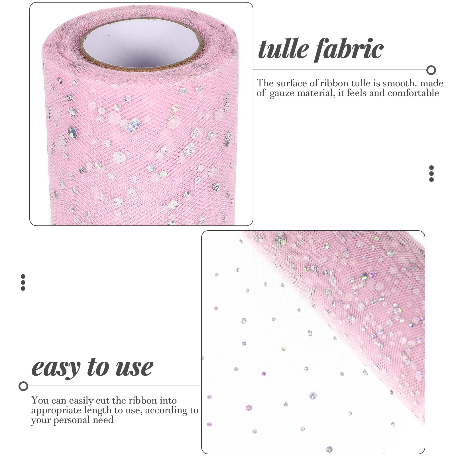 

1 Roll Mesh Fabric Gauze Roll Ornament Gift Wrapping Craft Diy Decorative Sewing Skirt Party Ribbon Spool Netting Rolls Creative