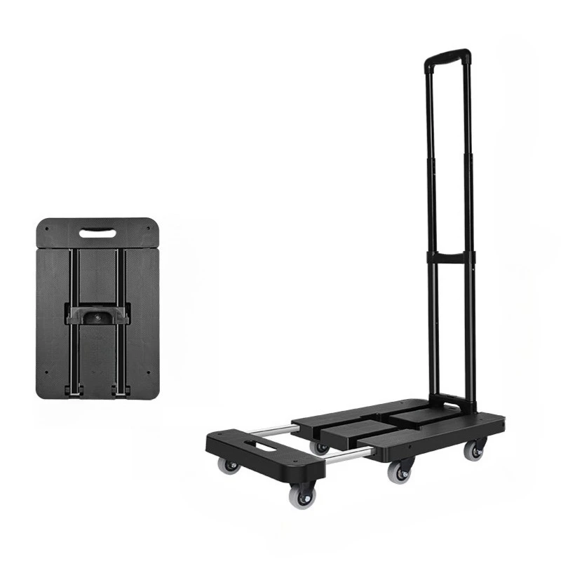 Household folding portable goods trolley folding tool trolley small portable parcel mailing trolley