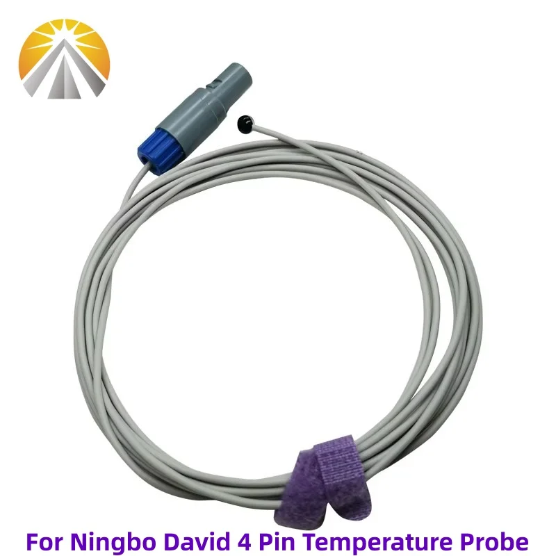 Reusable Medical Temperature Probe Neonate Baby Use Reusable Skin Surface Temperature Sensor 4 Pin For Ningbo David Incubator