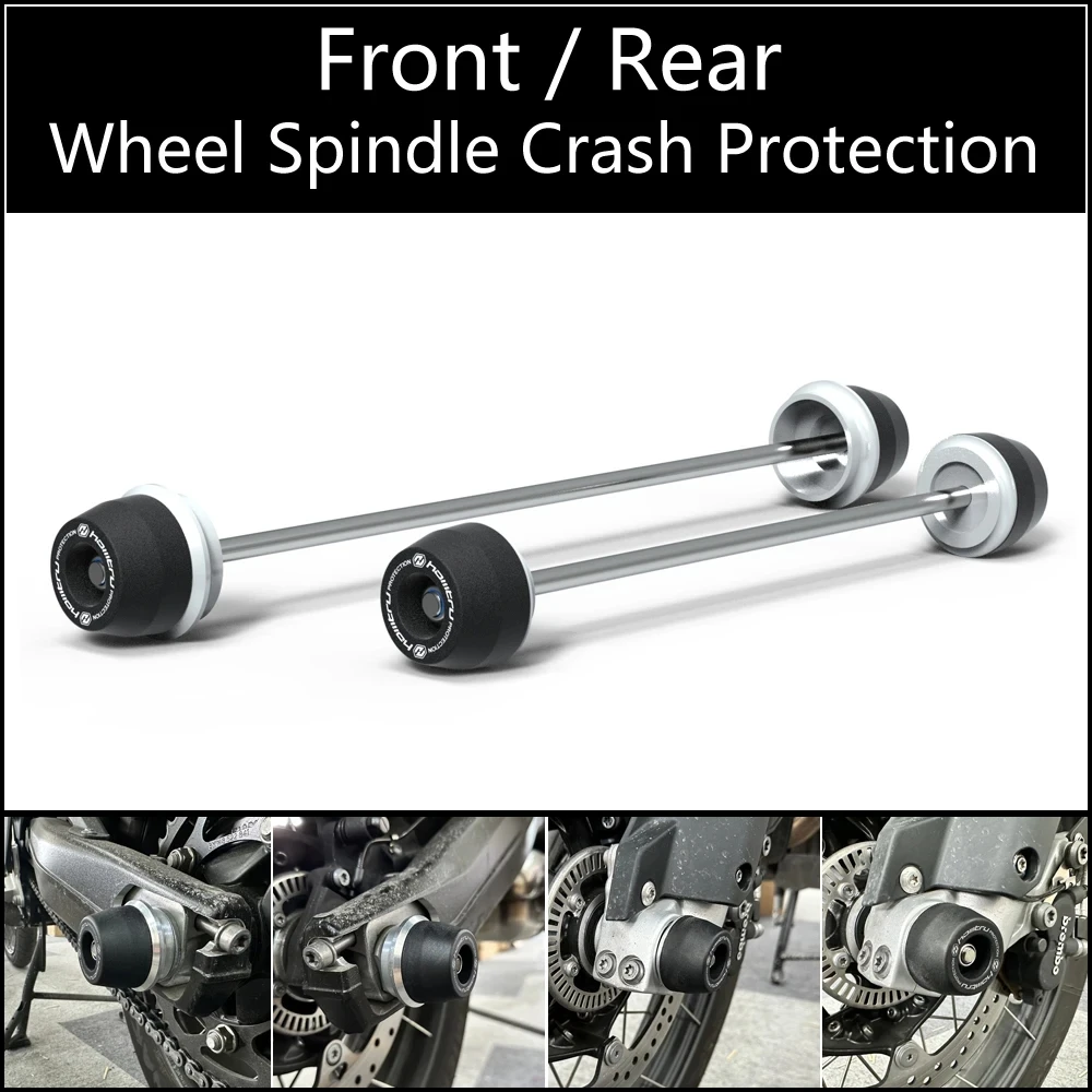 

Front Rear wheel Spindle Crash Protection For BMW F750GS F850GS 2020-2023