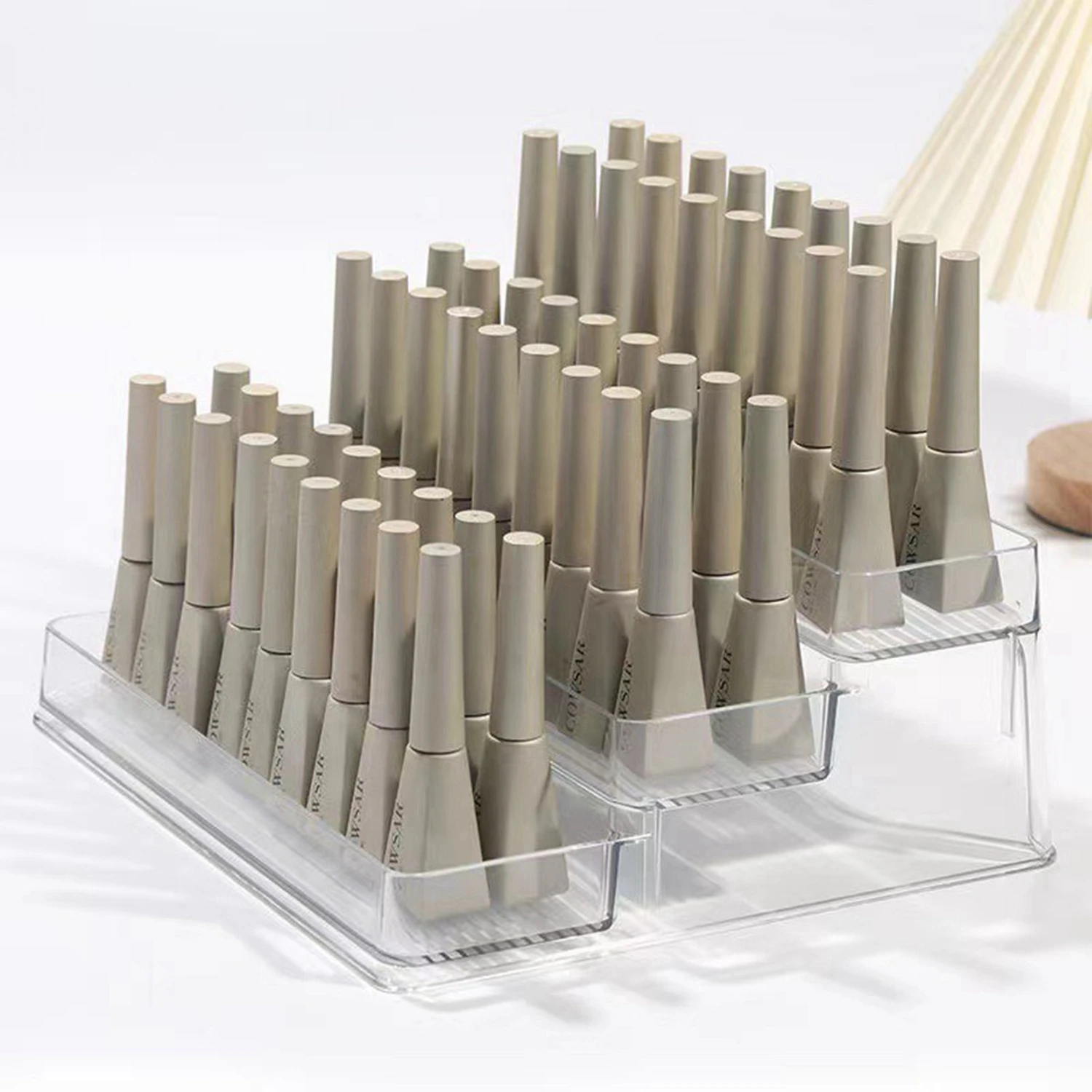 1pc Manicure Salon Nail Varnish Glue Display Rack High-end Phototherapy Glue Nail Polish Storage Box Multi-layer Tools Organizer image 4
