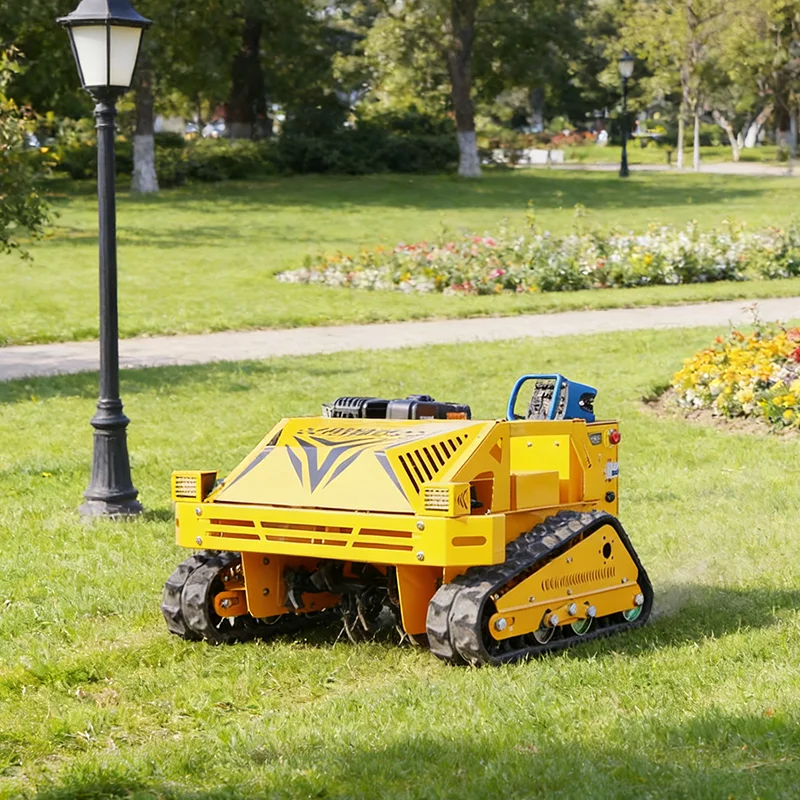 

Customized High power field remote control lawn mower with a cutting width of 550cm, used for farm orchards