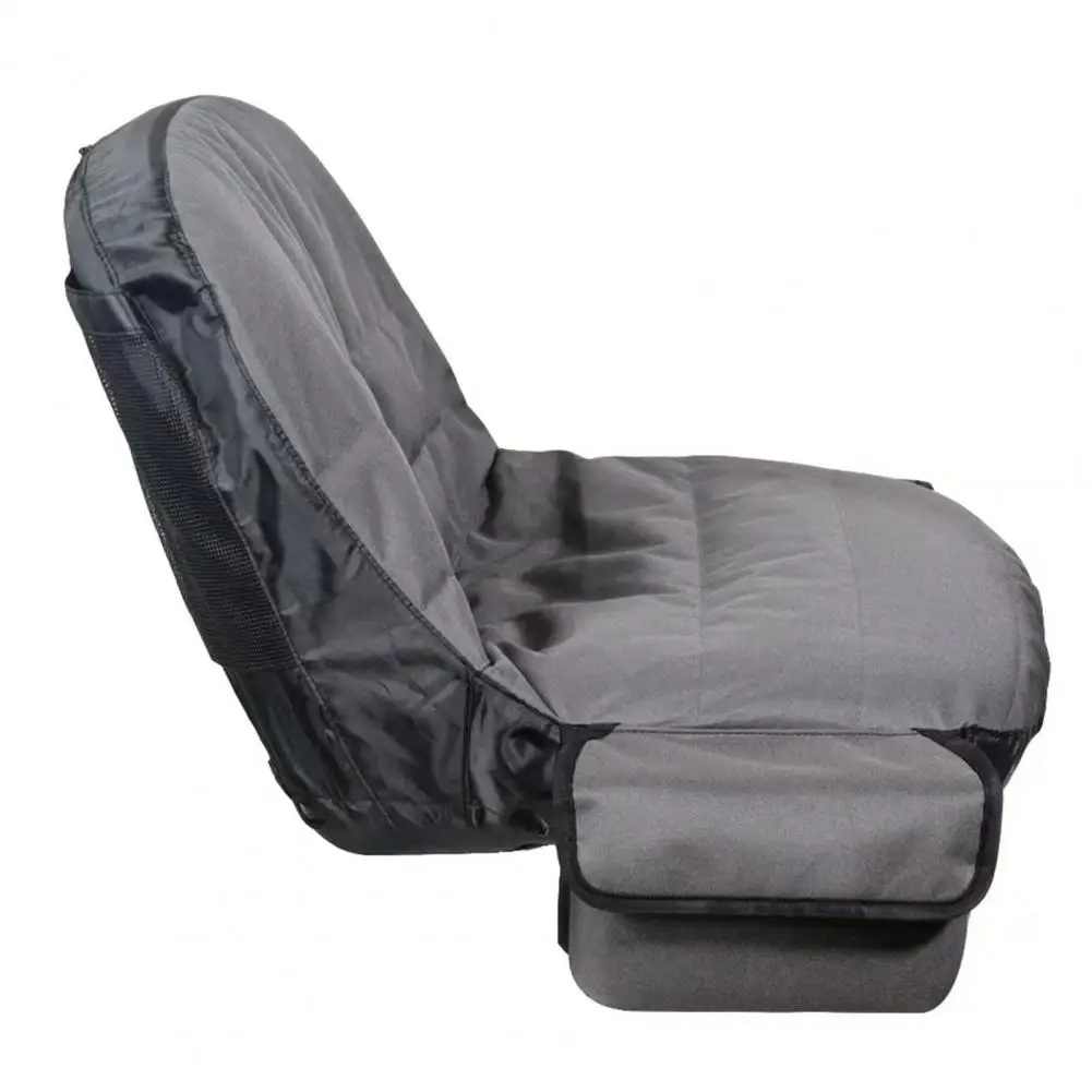 Heavy-duty Mower Seat Protector Heavy Duty Oxford Waterproof Lawn Mower Seat Cover with Drink Pouch Universal Riding Tractor