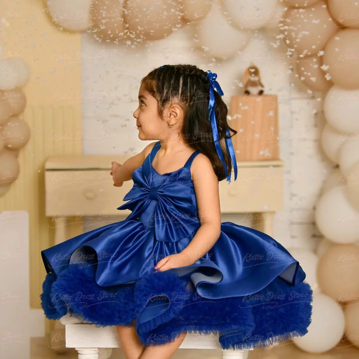 robe-de-demoiselle-d'honneur-bleu-royal-personnalisee-pour-mariage-en-satin-sans-manches-avec-nœud-pour-anniversaire-d'enfant-premiere-communion-robe-de-bal