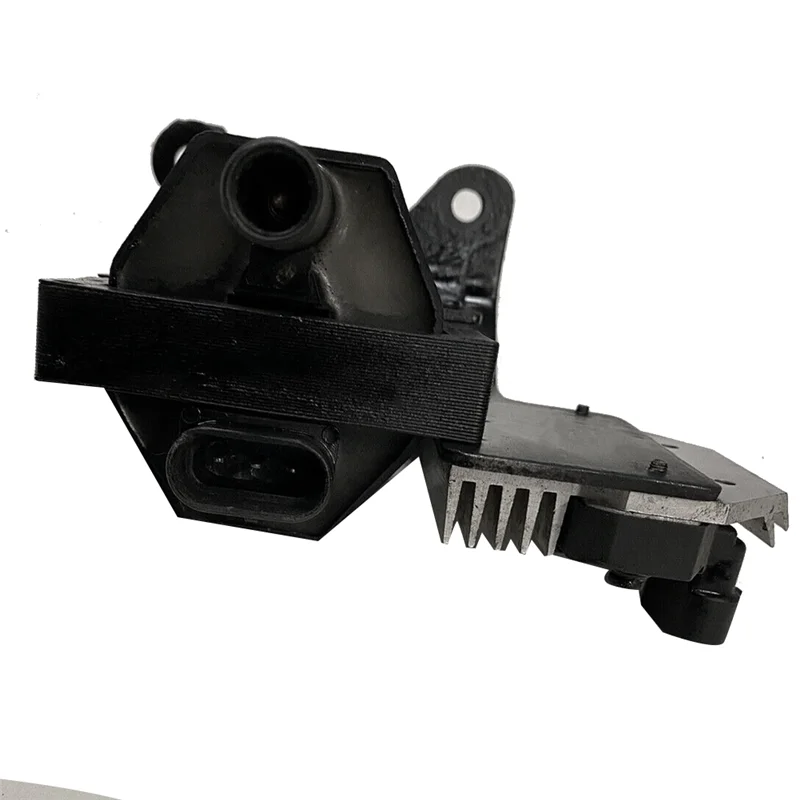 

#66M Automotive Parts & Accessories,3861985 Ignition Coil with Module All-Around Coil Assembly,Black-Silver