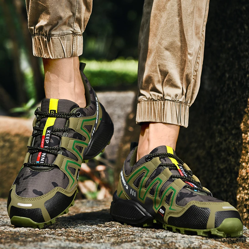 Uomo escursionismo Trekking scarpe da passeggio scarpe da ginnastica causali Plus Size Outdoor traspirante durevole confortevole Tennis per uomo di alta qualità