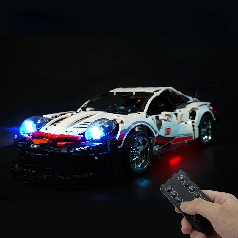 No Bricks Led Light Kit for Porsche 911 RSR 42096