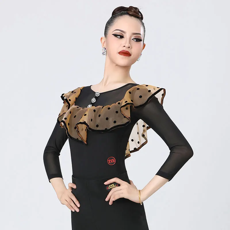 

2023 NEW Latin Dance Leotard Women/Girls/Lady New Sexy Salsa/Ballroom/Tango/Cha Cha/Rumba/Samba/Latin top For Dancing