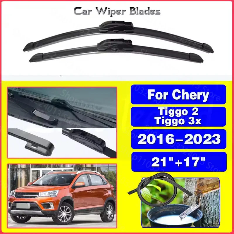 For Chery Tiggo 2 2016 - 2023 Tiggo 3x MVM X22 DR3 Windshield Windscreen Window Rain Brushes 21