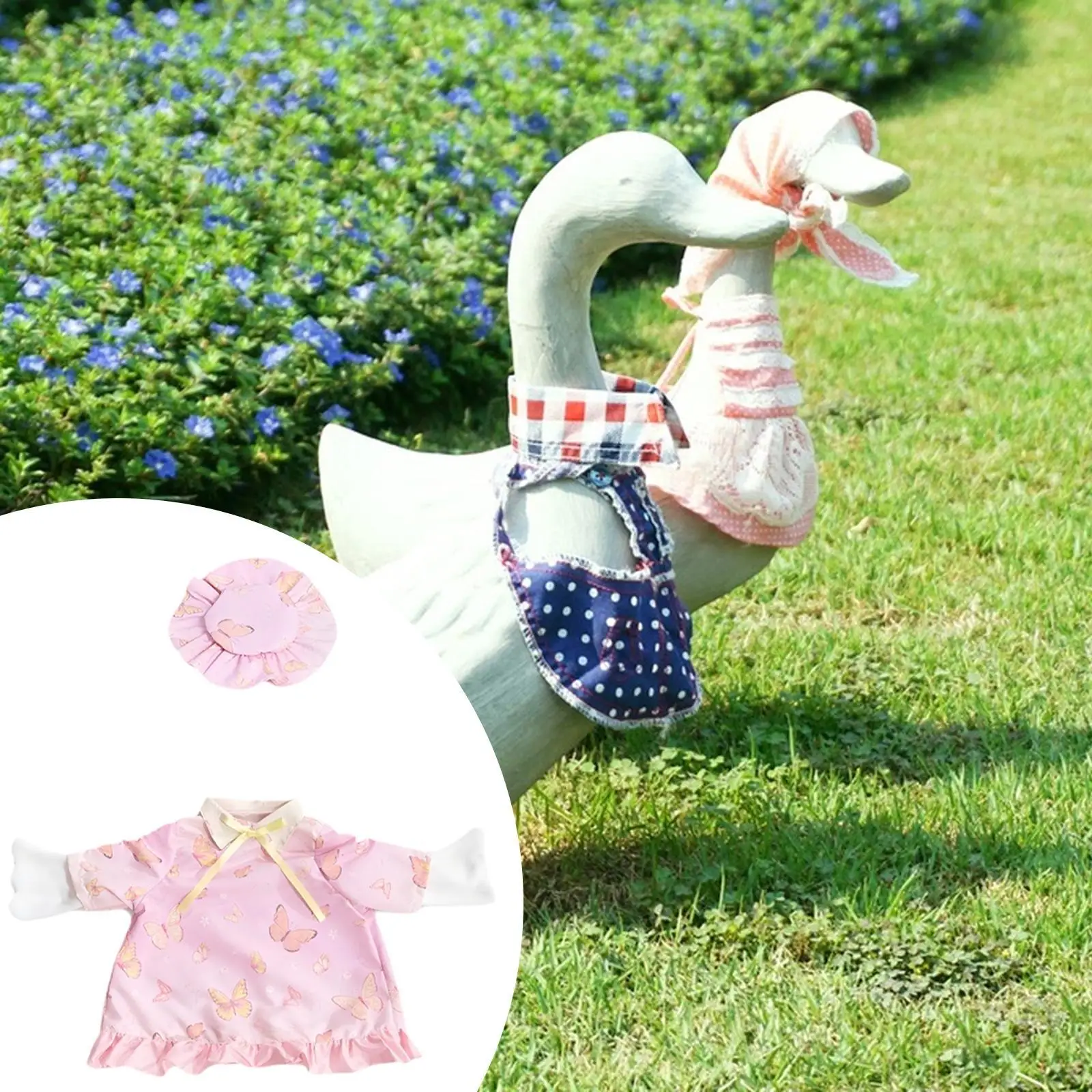 Porch Goose Outfit Funny Lawn Porch Goose Clothing for Porch Lawn Courtyard