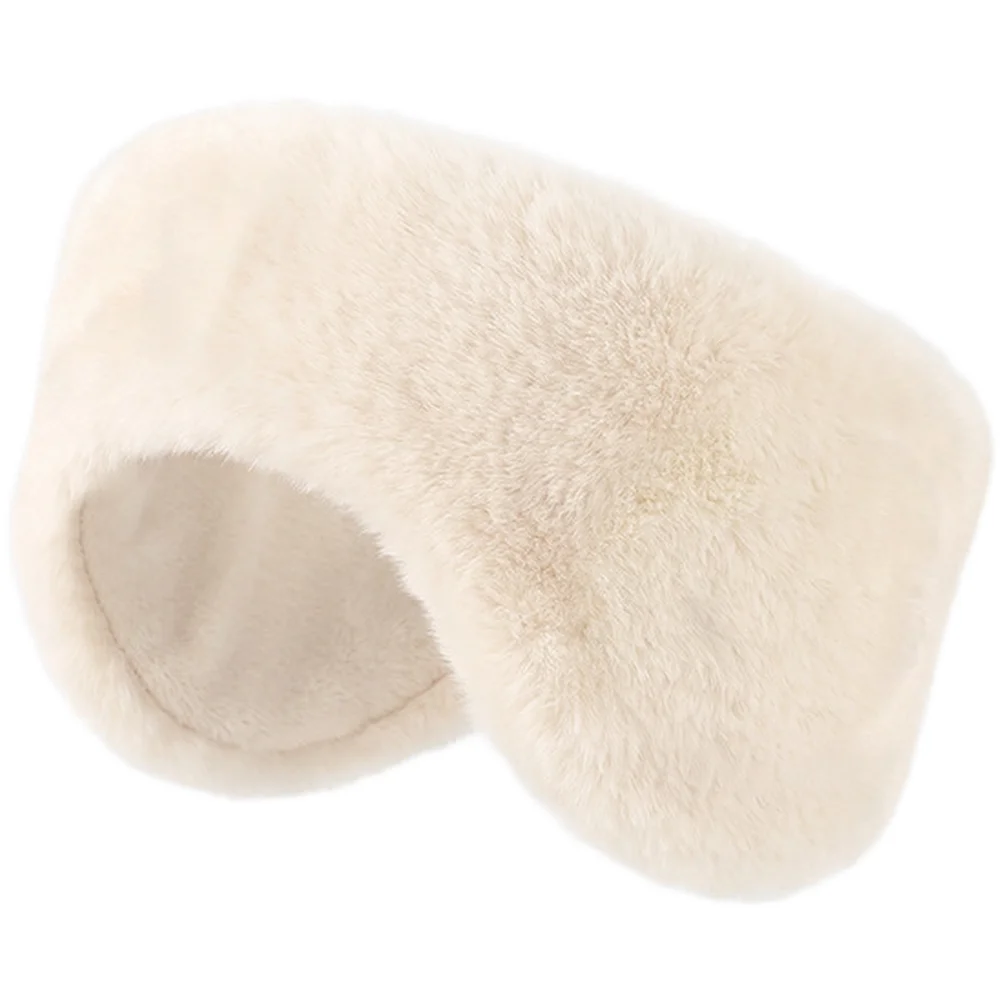 Soft Windproof Ear Warmers for Women and Men Thick Plush Faux Winter Earmuffs with Reinforced Closure for Snug Fit